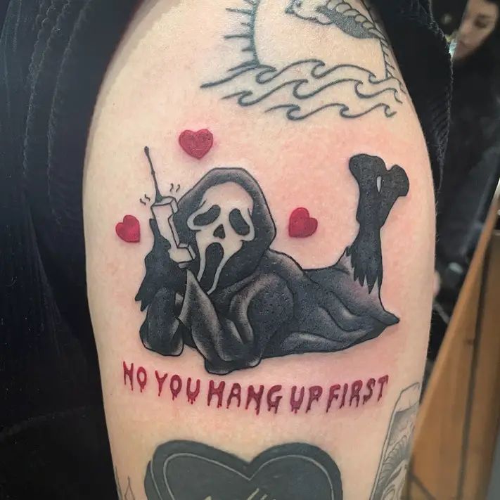 26 Ghostface Tattoo Ideas 2025 for Women and Men – Sleeve, Simple, and More