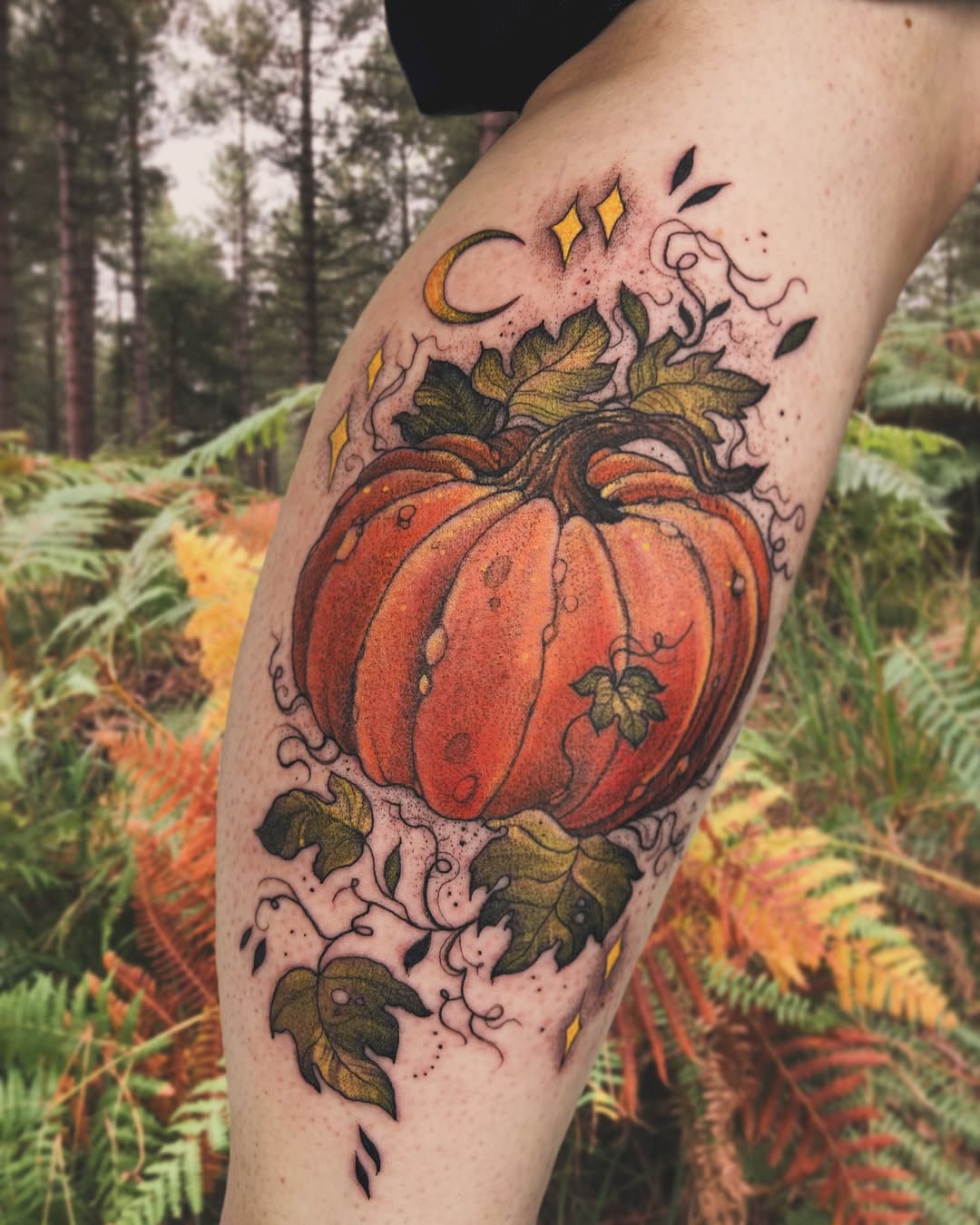 28 Pumpkin Tattoo Ideas 2025 – Cute, Scary, Flash &#038; Traditional Designs