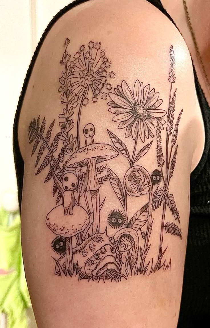 25 Studio Ghibli Tattoo Ideas 2025 – Minimalist Totoro, Spirited Away Sleeve, Howl’s Moving Castle Designs