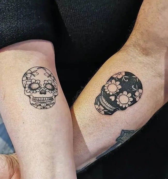 27 Sugar Skull Tattoo Designs for Women and Men 2025 – Color, Black &#038; White, Tiny