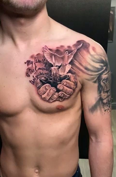 Praying Hands Tattoo Ideas 2025: Rosary, Realism, Shoulder, Chest, Neck, Back and More
