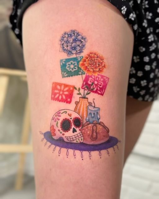27 Sugar Skull Tattoo Designs for Women and Men 2025 – Color, Black &#038; White, Tiny