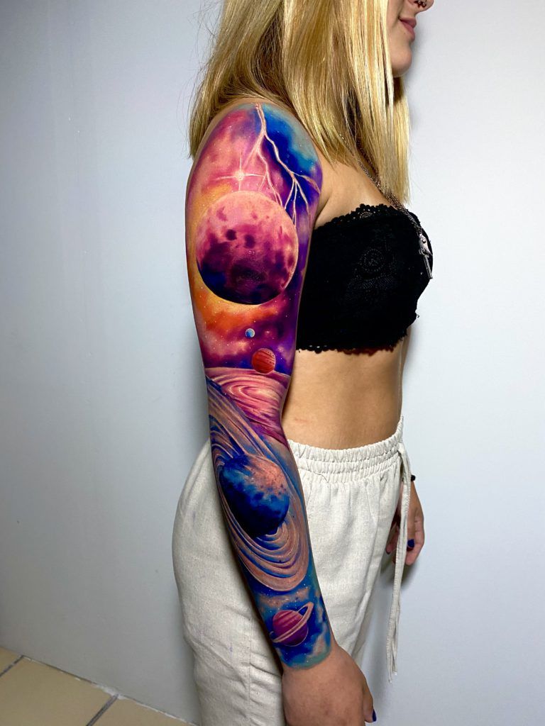 28 Full Sleeve Tattoo Ideas 2025 for Women &#038; Men – Japanese, Fine Line &#038; Colorful Design Inspiration