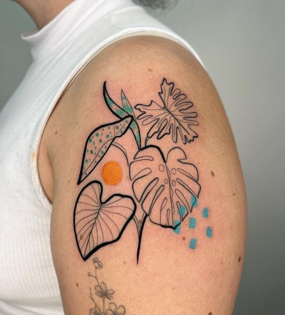 27 Leaf Tattoos 2025 Designs for Guys &#038; Girls – Fine line, Sleeve, Under breast &#038; Autumn ink Concepts