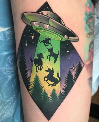 28 Alien Tattoo Ideas 2025: From Xenomorph Stencil Designs to Trippy ...