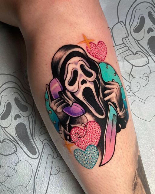 26 Ghostface Tattoo Ideas 2025 for Women and Men – Sleeve, Simple, and More