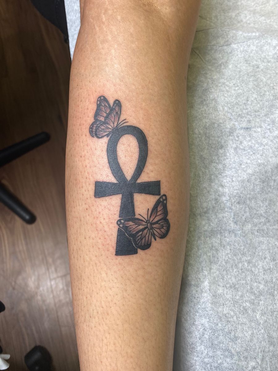 27 Ankh Tattoo Ideas 2025 with Eye of Horus, Spine, Chest, Minimalist Symbolic Ink