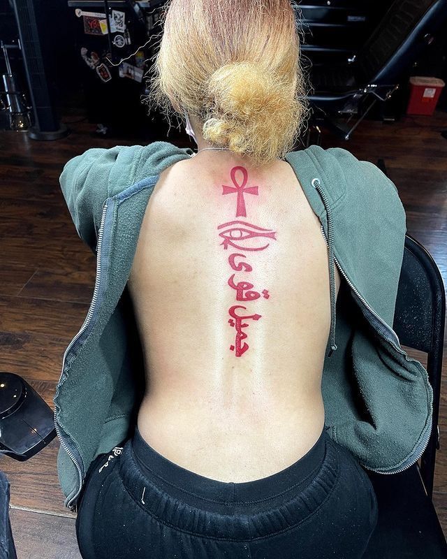 27 Ankh Tattoo Ideas 2025 with Eye of Horus, Spine, Chest, Minimalist Symbolic Ink