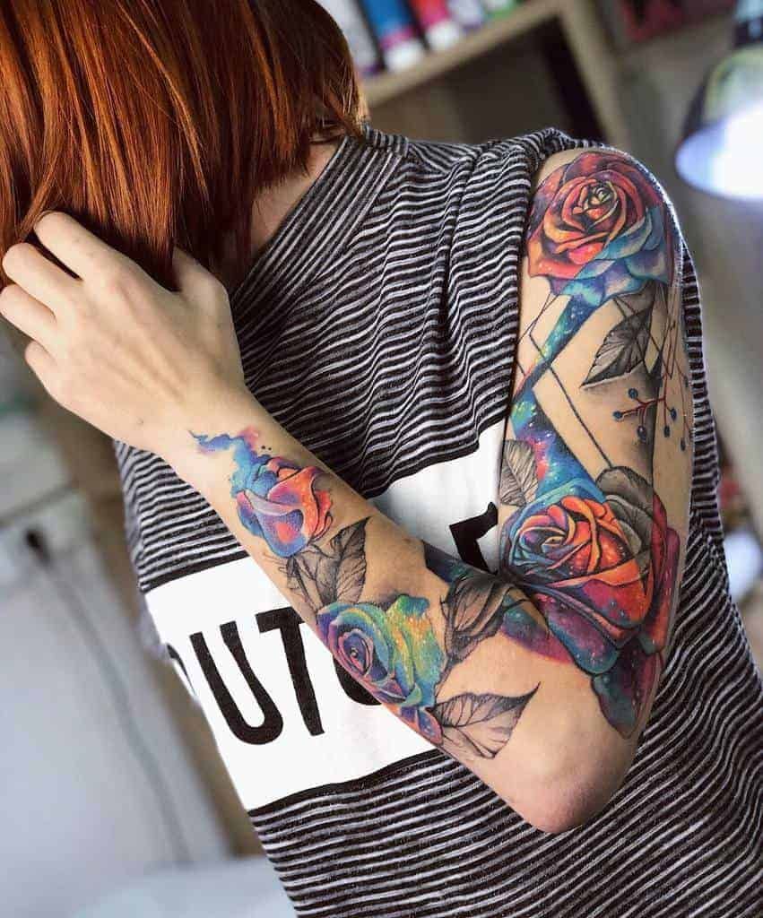 28 Full Sleeve Tattoo Ideas 2025 for Women &#038; Men – Japanese, Fine Line &#038; Colorful Design Inspiration