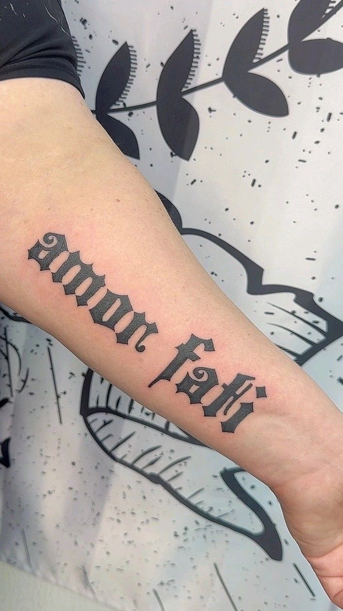25 Amor Fati Tattoo Ideas 2025 – Unique Designs, Fonts, and Placement Inspiration for Men &#038; Women