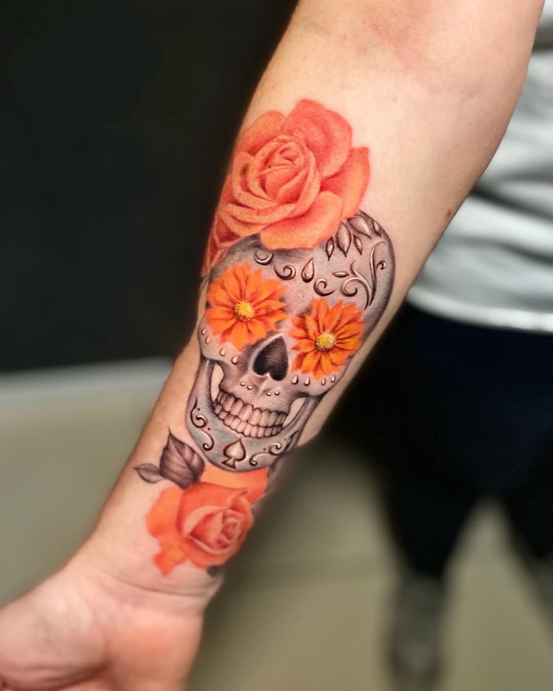 27 Sugar Skull Tattoo Designs for Women and Men 2025 – Color, Black &#038; White, Tiny