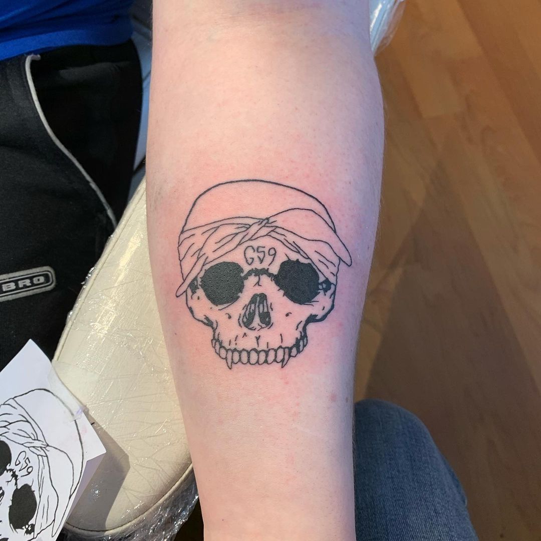 25 G59 Tattoos 2025: Skull, Skeleton Hand, Barbed Wire, Ruby, $B, Lyrics, Stencil Tattoo Ideas