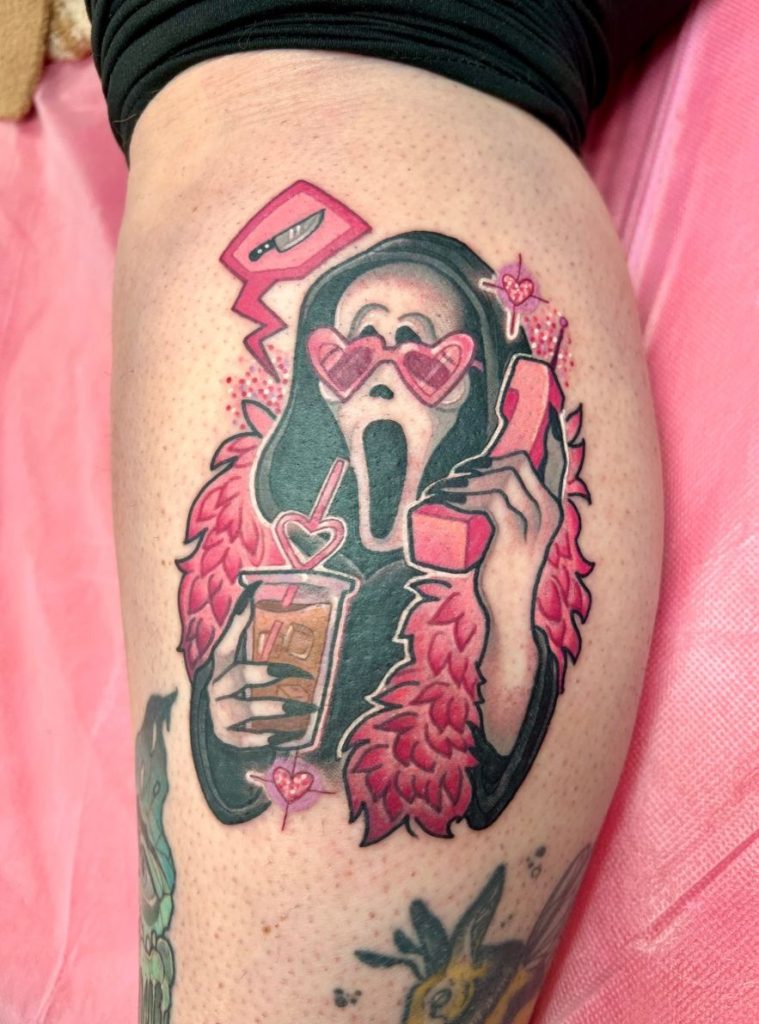 26 Ghostface Tattoo Ideas 2025 for Women and Men – Sleeve, Simple, and More