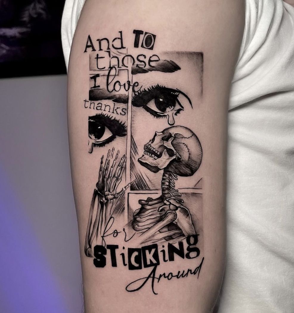 25 G59 Tattoos 2025: Skull, Skeleton Hand, Barbed Wire, Ruby, $B, Lyrics, Stencil Tattoo Ideas