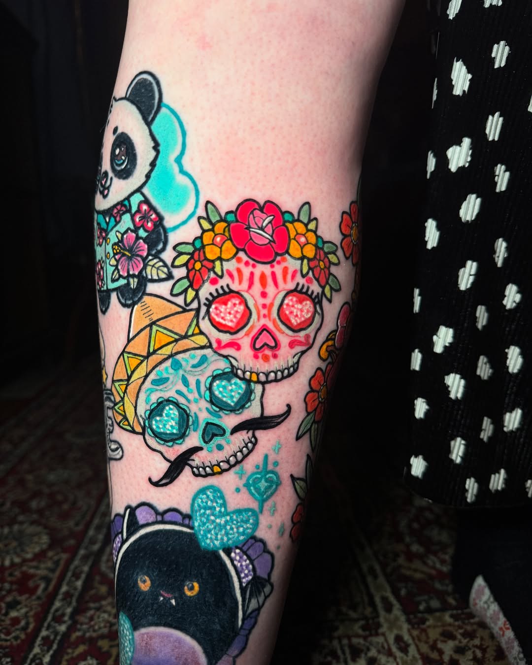 27 Sugar Skull Tattoo Designs for Women and Men 2025 – Color, Black &#038; White, Tiny