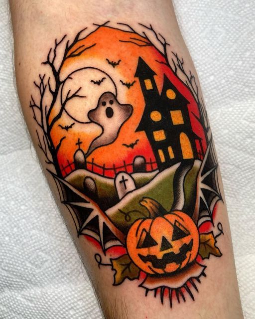 28 Pumpkin Tattoo Ideas 2025 – Cute, Scary, Flash &#038; Traditional Designs