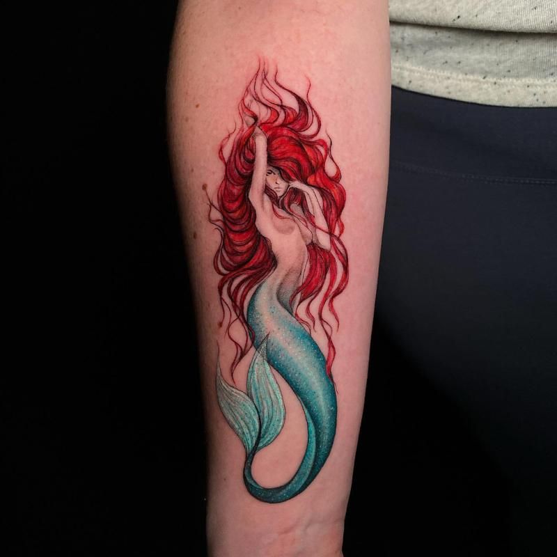 27 Mermaid Tattoo Ideas 2025 With Minimalist, Traditional, Afro, Siren, and Barbie-Inspired Designs
