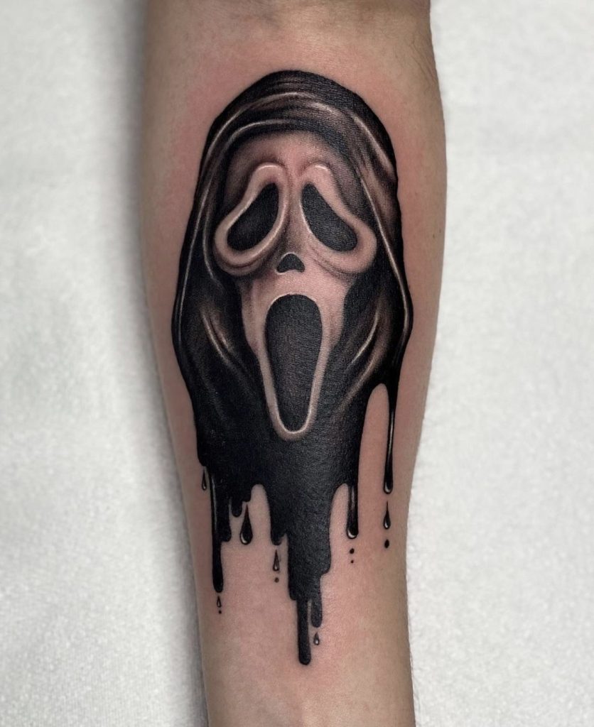 26 Ghostface Tattoo Ideas 2025 for Women and Men – Sleeve, Simple, and More
