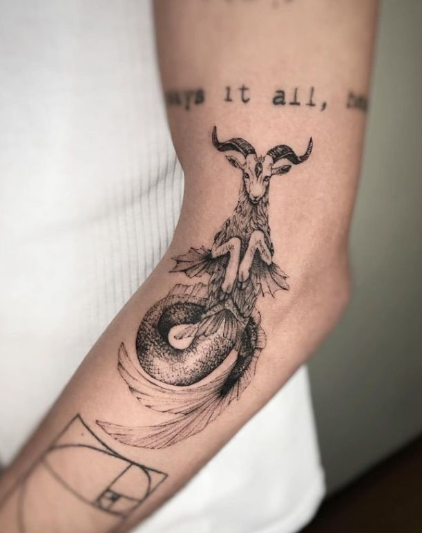 26 Capricorn Tattoo Ideas 2025 That Blend Zodiac Symbolism With Unique Designs