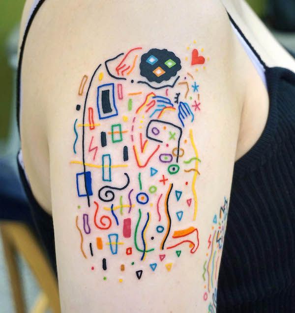 Abstract Tattoo Ideas 2025: 30 Unique Designs, Fineline, Geometric &#038; Black Work Designs