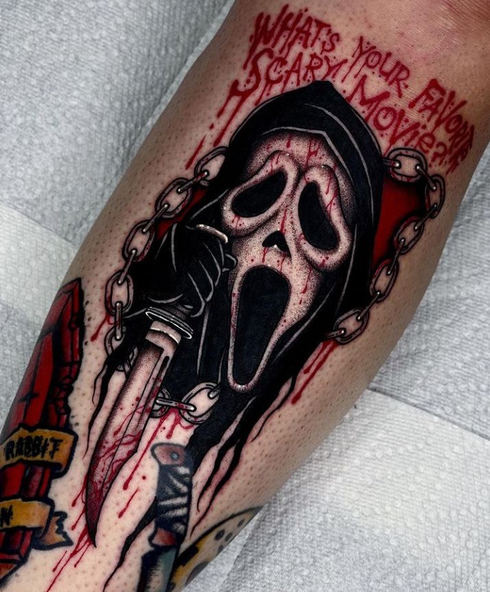 26 Ghostface Tattoo Ideas 2025 for Women and Men – Sleeve, Simple, and More