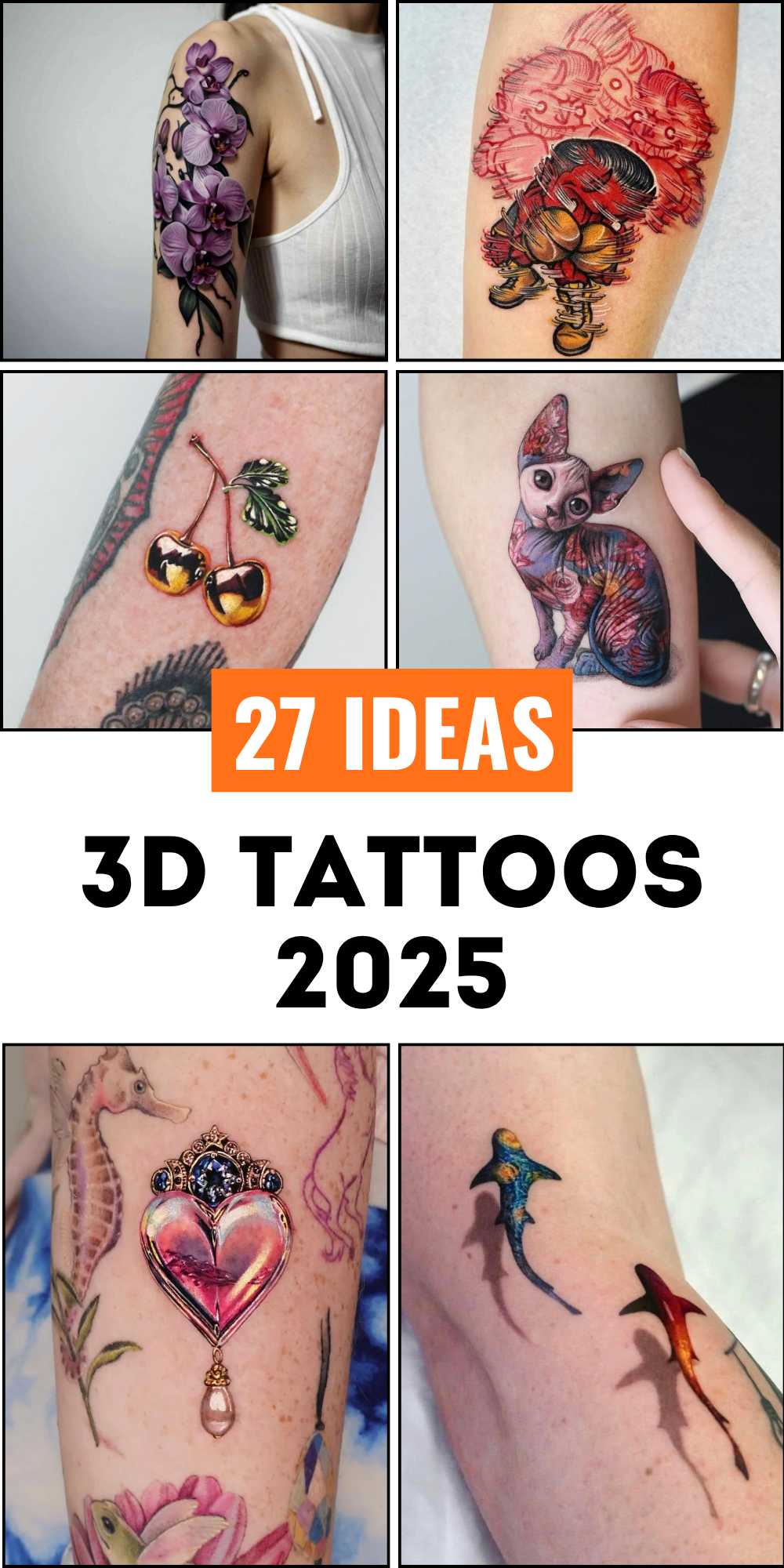 27 Ideas 3D Tattoos 2025: Optical Illusion Ink That Defies Reality