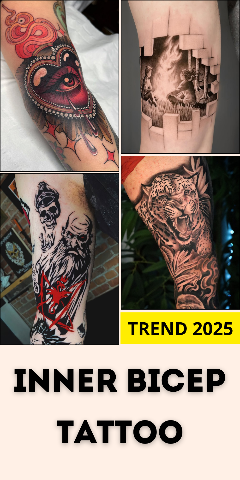 26 Iner Bicep Tattoo Ideas 2025 for Men and Ladies &#8211; Scheme from Top level Line, Authentication
