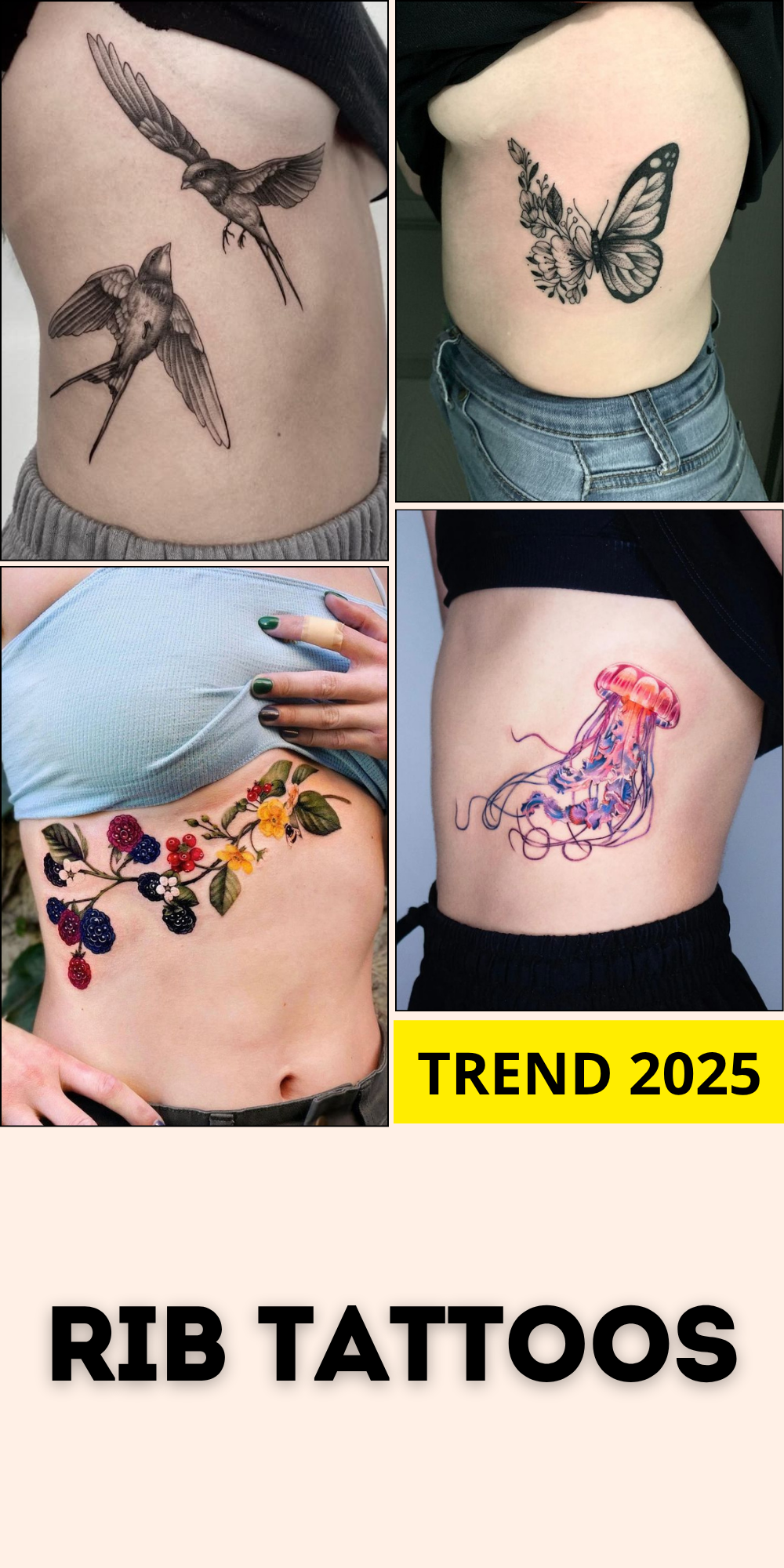 29 Rib Tattoo Ideas 2025 for Women and Guys – Unique Designs