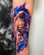27 Galaxy Tattoo Ideas with Sleeve Designs, Black and Grey, and Cosmic ...