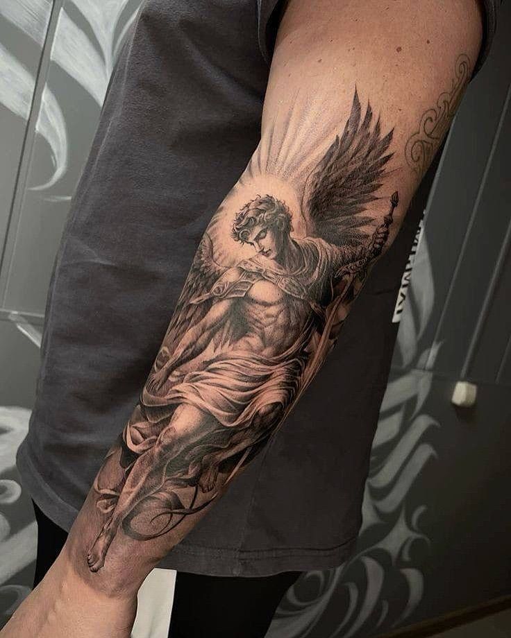 28 Archangel Michael Tattoo Designs for Men and Women – Realism, Sleeve, and Geometric Ideas