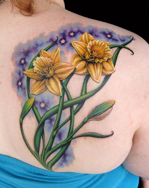 26 December Birth Flower Tattoo Ideas With Narcissus and Holly Designs for 2025