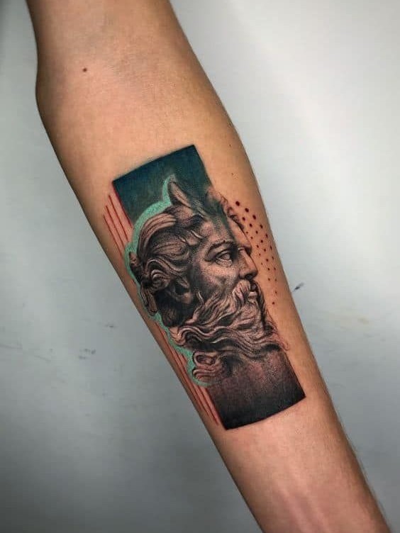26 Zeus Tattoo Ideas 2025 for Sleeve, Forearm, and Full Back Designs with Greek Gods Mythology