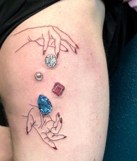 30 Diamond Tattoo Ideas 2025 for Men and Women With Meaningful Designs