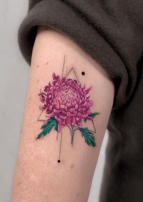 27 November Birth Flower Tattoo 2025 Ideas Featuring Chrysanthemums, Peony, Fine Line Designs