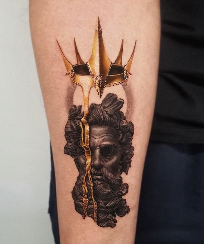 26 Zeus Tattoo Ideas 2025 for Sleeve, Forearm, and Full Back Designs with Greek Gods Mythology