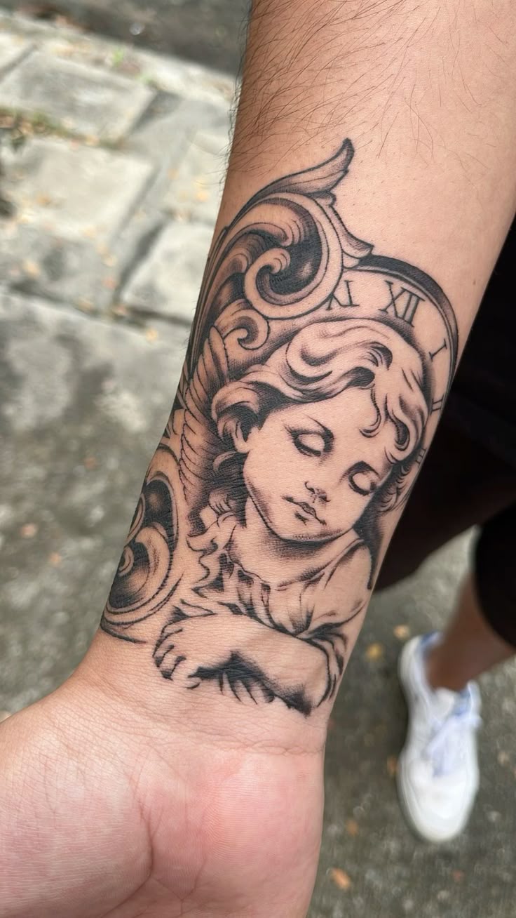 28 Guardian Angel Tattoo 2025 Designs for Men and Women – Small Meaningful Art Styles