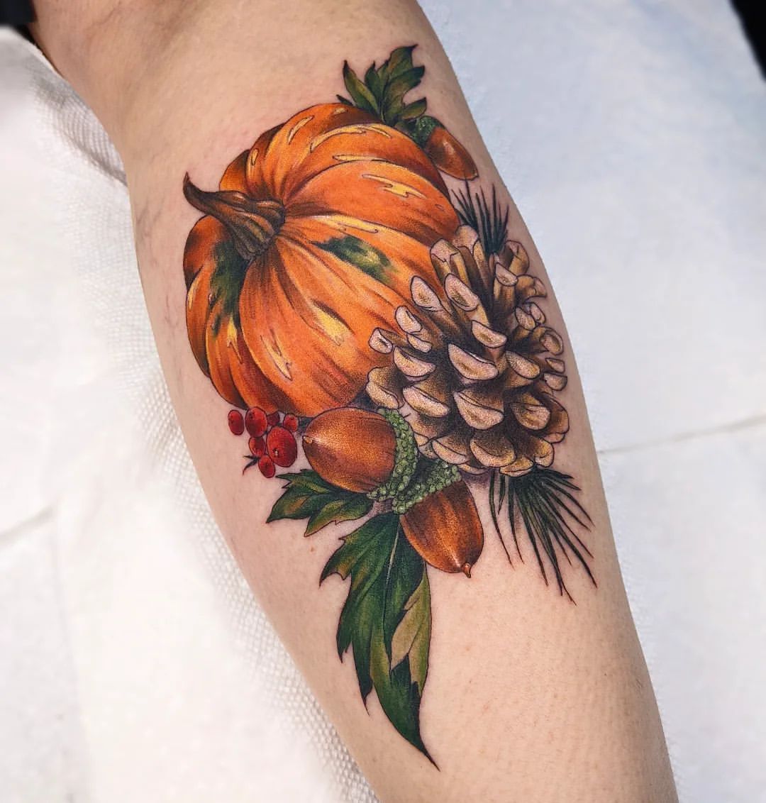 Fall Tattoo 26 Ideas 2025 for Women and Men – Sleeve Art, Fine Line and Halloween Ink