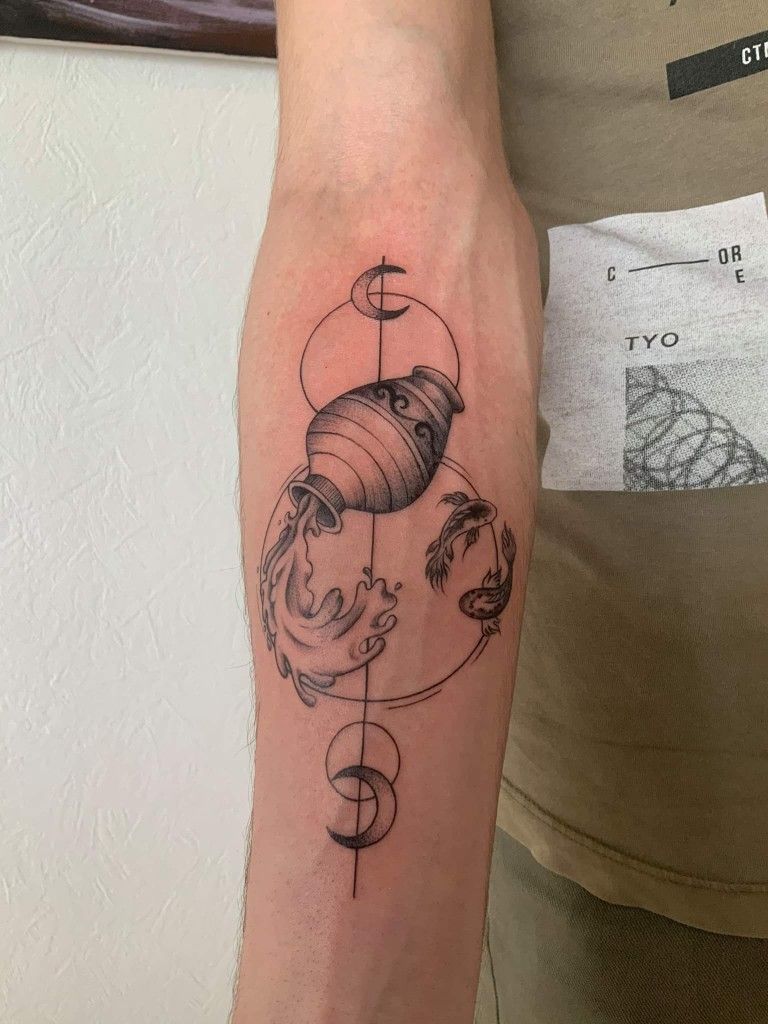 27 Aquarius Tattoo Ideas Unique For Men And Women | Constellation, Fineline, And Zodiac Designs