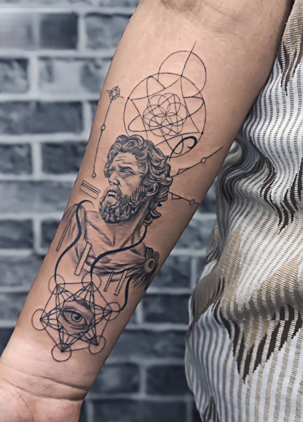 26 Zeus Tattoo Ideas 2025 for Sleeve, Forearm, and Full Back Designs with Greek Gods Mythology