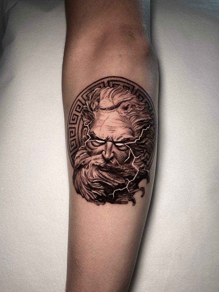 26 Zeus Tattoo Ideas 2025 for Sleeve, Forearm, and Full Back Designs with Greek Gods Mythology