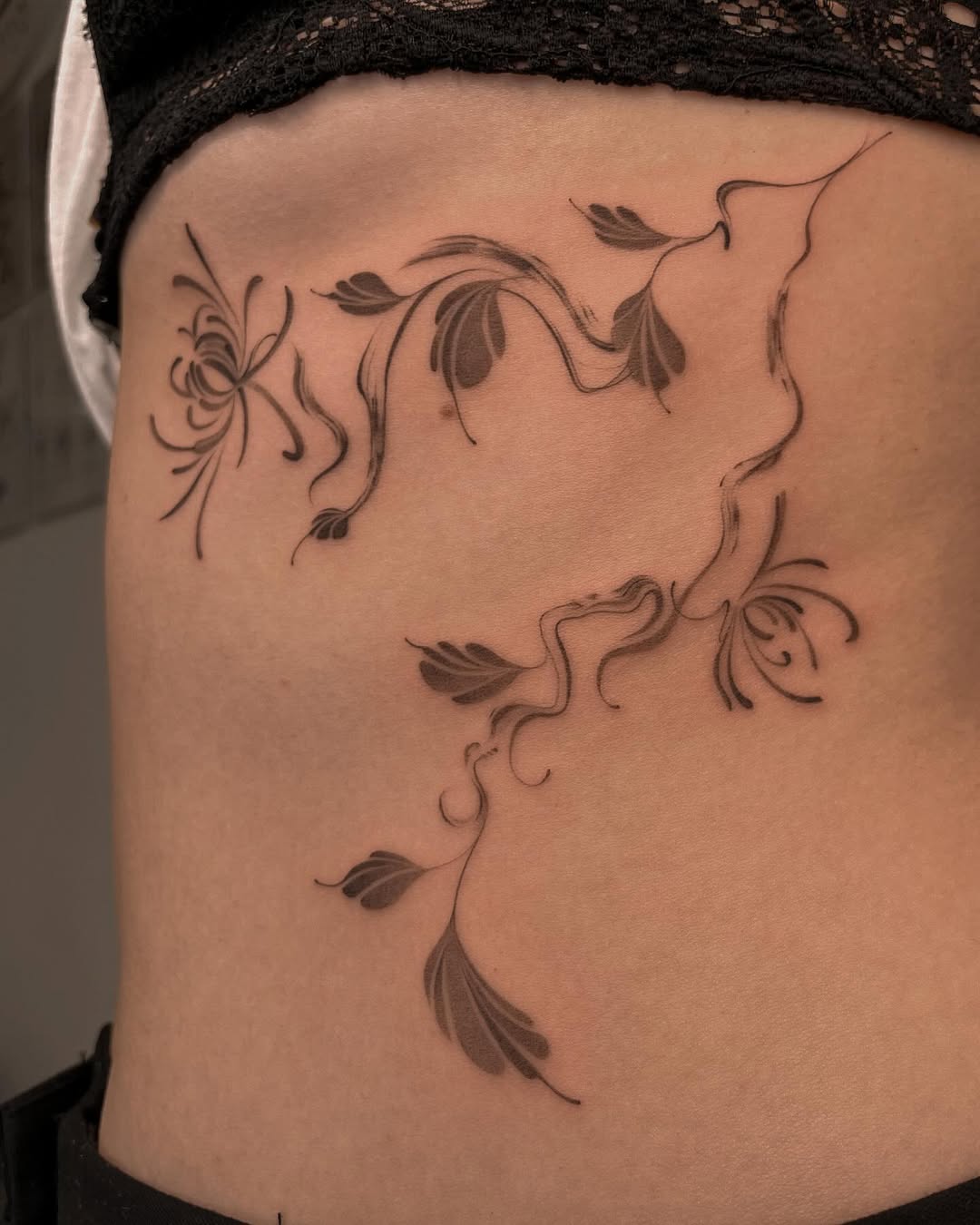 27 November Birth Flower Tattoo 2025 Ideas Featuring Chrysanthemums, Peony, Fine Line Designs