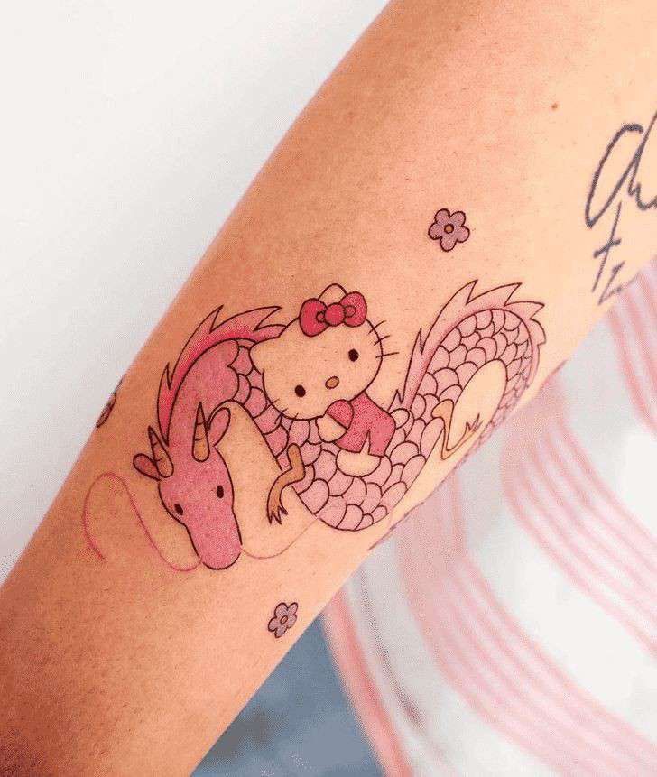 Hello Kitty Tattoo 29 Ideas 2025 for Women, Men &#038; Couples – Sleeve, Fine Line, Y2K, Cien Pies &#038; More