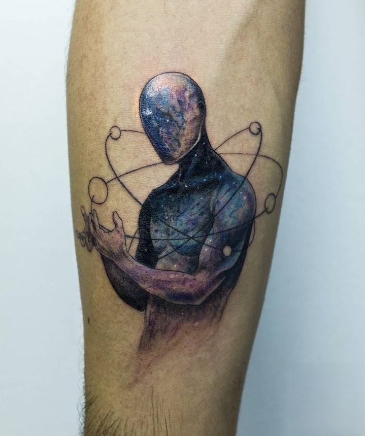 Astronaut Tattoo Ideas for Men and Women – Minimalist, Stencil Outline, and Cosmic Designs