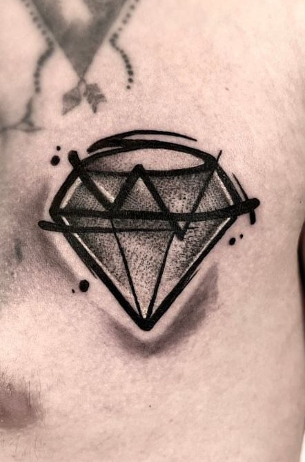 30 Diamond Tattoo Ideas 2025 for Men and Women With Meaningful Designs