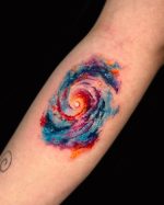 27 Galaxy Tattoo Ideas with Sleeve Designs, Black and Grey, and Cosmic ...
