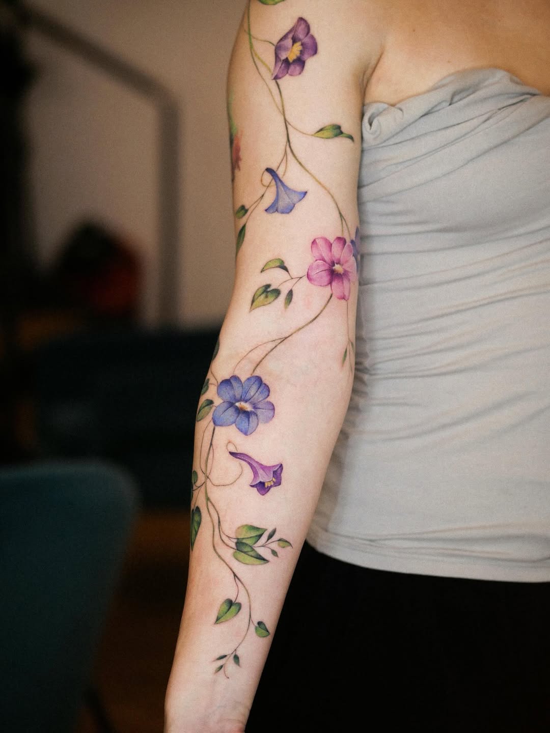 25 Vine Tattoo Designs for Women and Men – Sleeve, Arm, Shoulder, Traditional, Wrap Around Ideas
