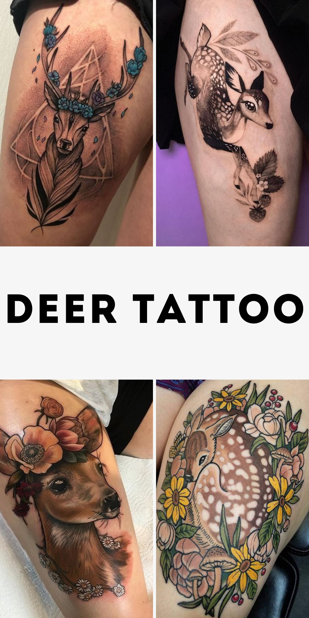 27 Deer Tattoo Ideas That Blend Nature, Style, and Symbolism
