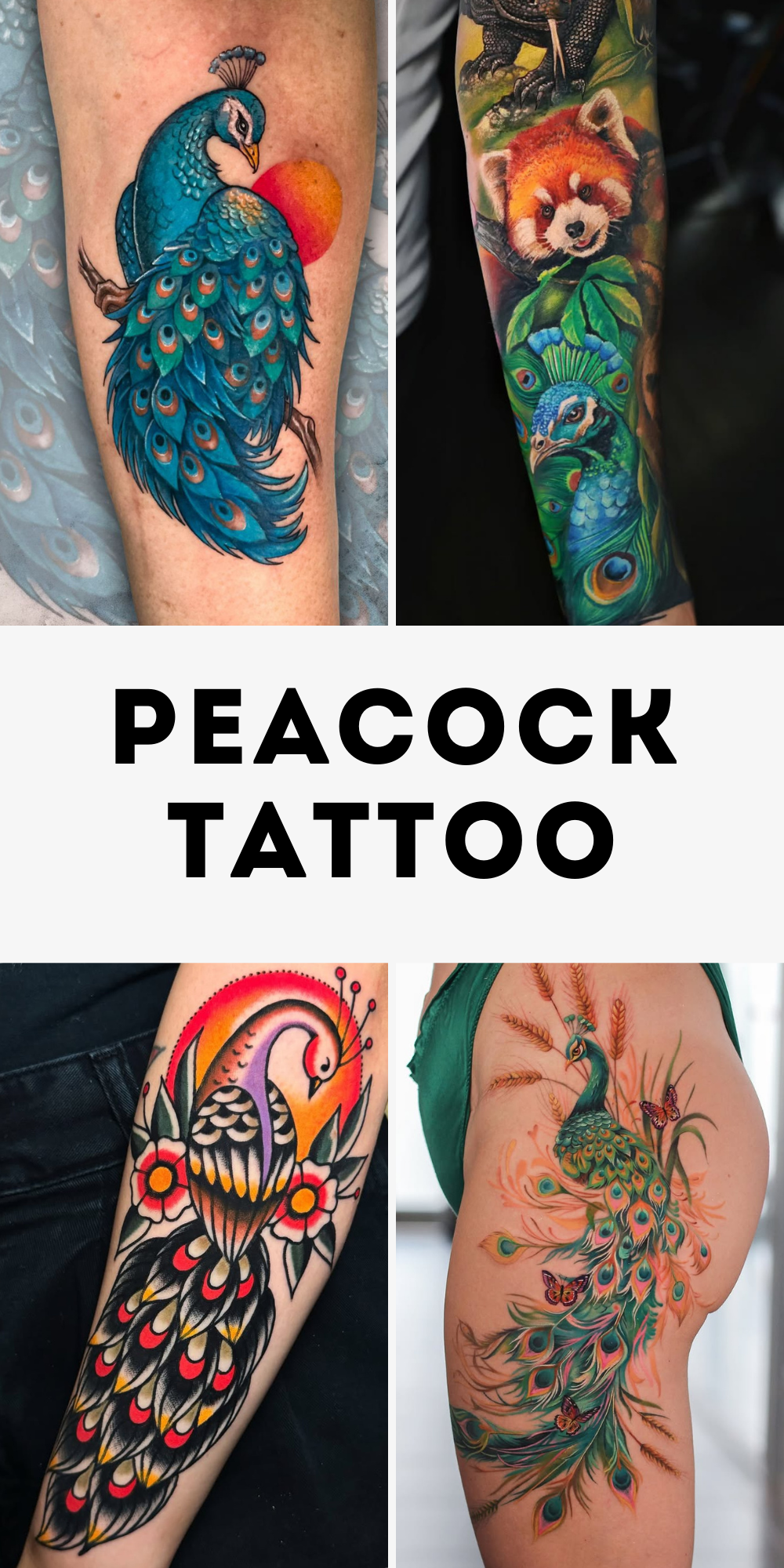 The Symbolic Splendor of Peacock Tattoos: Powerful Designs That Speak for Themselves