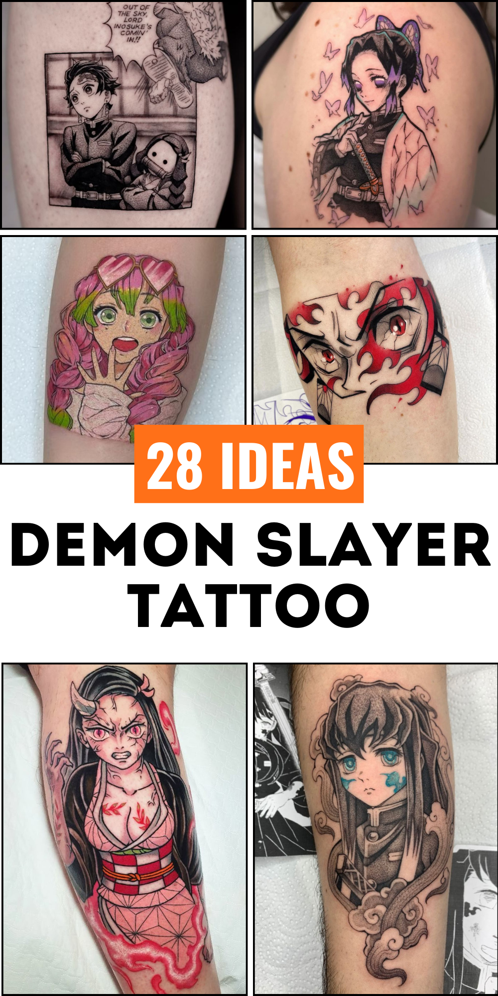 28 Demon Slayer Tattoo Ideas to Inspire Your Next Ink