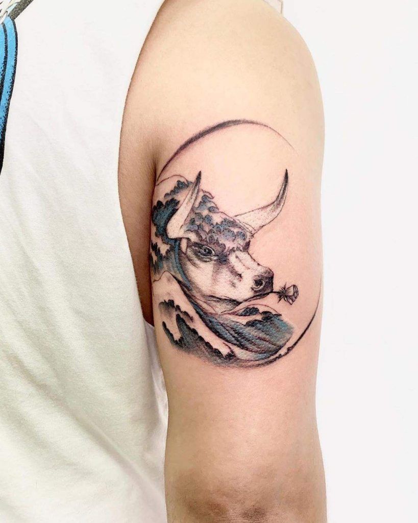 26 Bull Tattoo Ideas – Powerful Designs for Men and Feminine Taurus Zodiac Styles